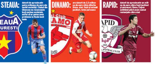 Steaua, Dinamo şi Rapid ar putea fi excluse din cupele europene Steaua, Dinamo şi Rapid ar putea fi excluse din cupele europene