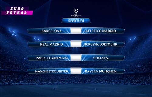 Sferturi UCL | PSG vs Chelsea & R. Madrid vs B. Dortmund Sferturi UCL | PSG vs Chelsea & R. Madrid vs B. Dortmund